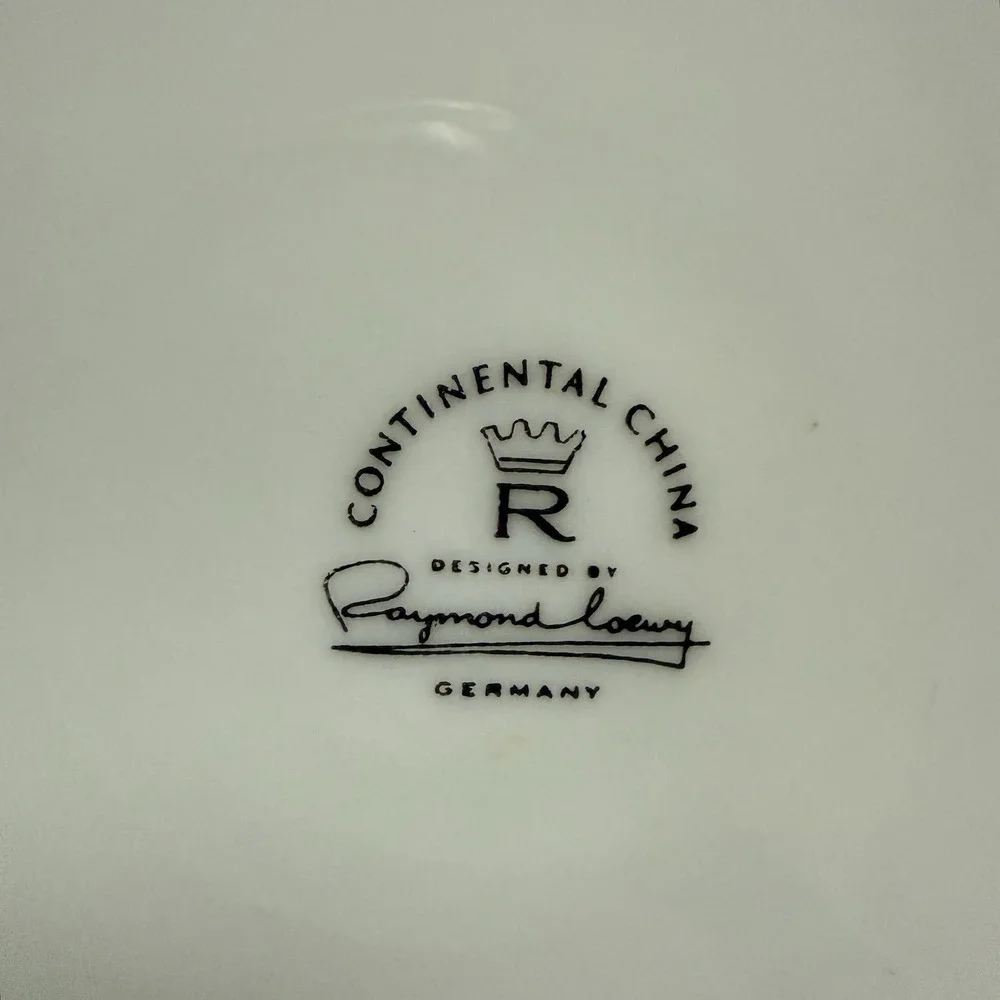 Park Scene Fountain Court ROSENTHAL Continental 6